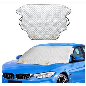 Car Windshield Winter Cover Snow Ice Frost Magnetic PEVA 62x48 Universal